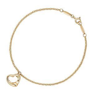Tiffany & Co. Elsa Peretti 18k Open Heart Bracelet